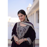 LW-9314 VELVET TOP-PANT WITH DUPATTA COLLECTION