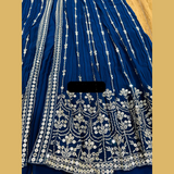 Designer Party Wear Kurti Palazzo Set