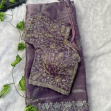 Trending JIMMY CHOO Sequence Sarees Ready Blouse