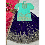 New  Designer Lehenga -Top Set ND-(5045)