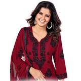 Chikankari Style Rayon Kurti Sets