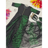 New Trending Zip Nd Go ONE-MINUTE READY Sequence Saree