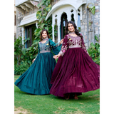 New Festival Long Gown & Duptta