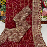 NEW LAUNCHING SUPERHIT BANDHINI SEQUINS SAREE