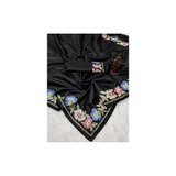 Traditional Soft Gadhwal Silk Embroidered Sarees