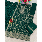 Heavy Embroidery Work Sharara Suit