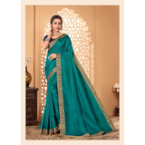 Elegant Lace Border Designer Sarees