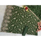 Designer Collection in Pure Chinon with Heavy Embroidery Sets