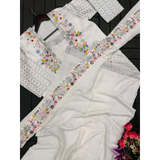 GEORGETTE DESIGNER SEQUINS SAREE JACKET Ready to Wear Saree Collection