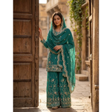WW-1262 Launching New Design Trending Sharara Set