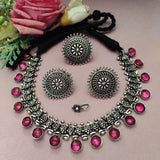 PREMIUM Oxidized stone choker sets