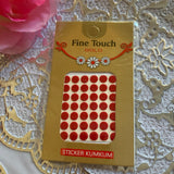 Fine Touch Kumkum Sticker Red Bindis
