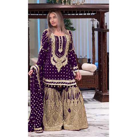Designer Sharara Sets NEW COLORS RESTOCKED