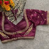 SABYASACHI NECK BRIDAL BLOUSE