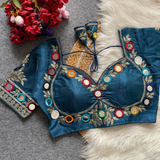 Fancy Design NAVRATRI RUHI FASHION REAL MIRROR WORK Blouse