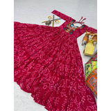 Bandhini Special Gamthi Work Gown