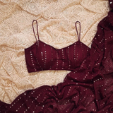 SF Fashion-COD-SF-540 Beautiful Designer Party Wear  Saree