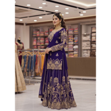LC- 1458 LAUNCHED KURTI & FLARED SHARARA SET