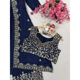 VF 226 INDOWESTERN PLAZO CHOLI SET