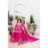 ZD-Series New Designer Party Top Sharara Dupatta Set