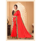 Elegant Lace Border Designer Sarees