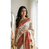 NEW VIRAL INSTRGRAM TOP TRENDING PRINT SAREE