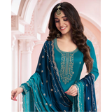 DN6945 VINAY Heavy Vichitra With  Sequence Embroidery Stitched Work