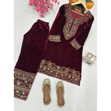 LC-1328 LAUNCHING NEW DESIGNER VELVET SUIT