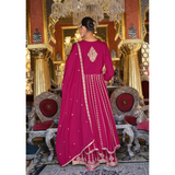 BARBIE - 562 PREMIUM Multicolor Chinon Silk Palazzo Set