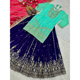 New  Designer Lehenga -Top Set ND-(5045)