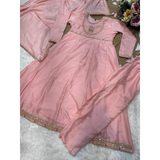 7STAR Girl's Floral Elite Design Thread Work Anarkali Kurta Set