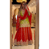 (ND-5049) Heavy chinnon silk palazzo suit