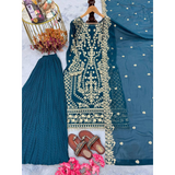 GLMZ-011 Đěsigner Party Wear Top Palazzo & Dupatta Set