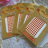 Fine Touch Kumkum Sticker Red Bindis