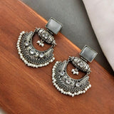 Oxidised Royale Chandbali Earrings