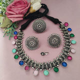 PREMIUM Oxidized stone choker sets
