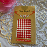 Fine Touch Kumkum Sticker Red Bindis