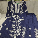Chikankari Style Rayon Kurti  sets