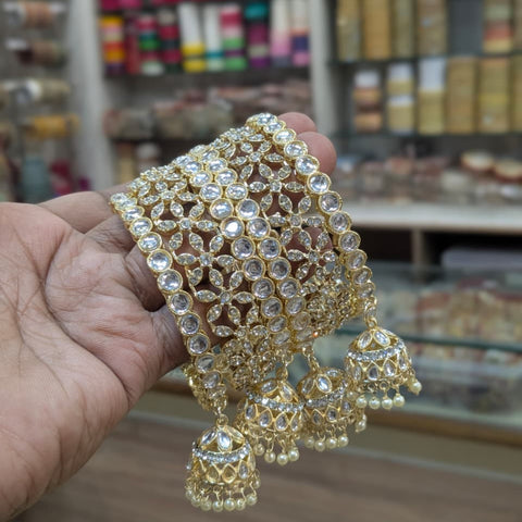 Kundan Jhumka Style Bangles