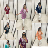 Selfie Chikankari Style Tops