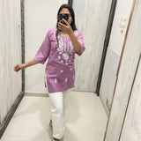 Selfie Chikankari Style Tops