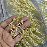 Kashmiri Gold Toned Bangles — Set of 8