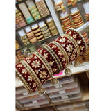 Velvet Style Bangle Chuda Set