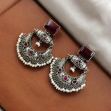 Oxidised Royale Chandbali Earrings