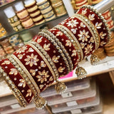 Velvet Style Bangle Chuda Set