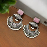 Oxidised Royale Chandbali Earrings