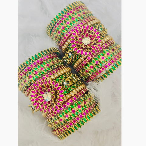 Flower Thread Bangles HANDCRAFTED
