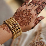 Antique Style Gold Tone Bangle Sets