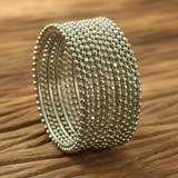 Metal BEADED Bangle SETS