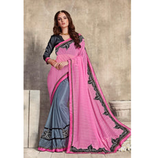 Half and Half Designer Saree